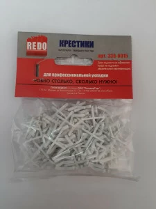 Крестики 1 мм для кладки плитки 200 шт REDO