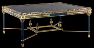 Tisserant Прямоугольный журнальный столик из бронзы Tzigany