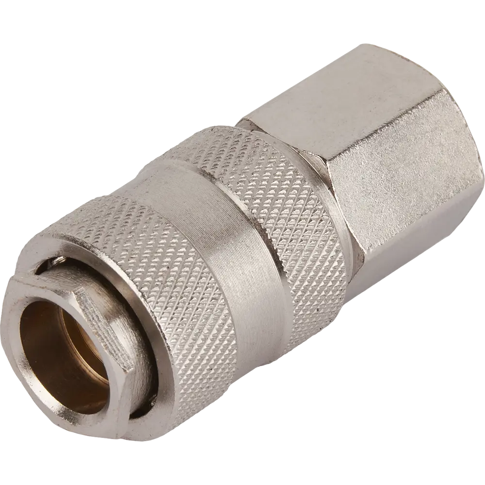 Переходник Elitech для компрессора 3/8"М-1/4"F с никелированным покрытием 84552363 STLM-0051854 - Вид №1