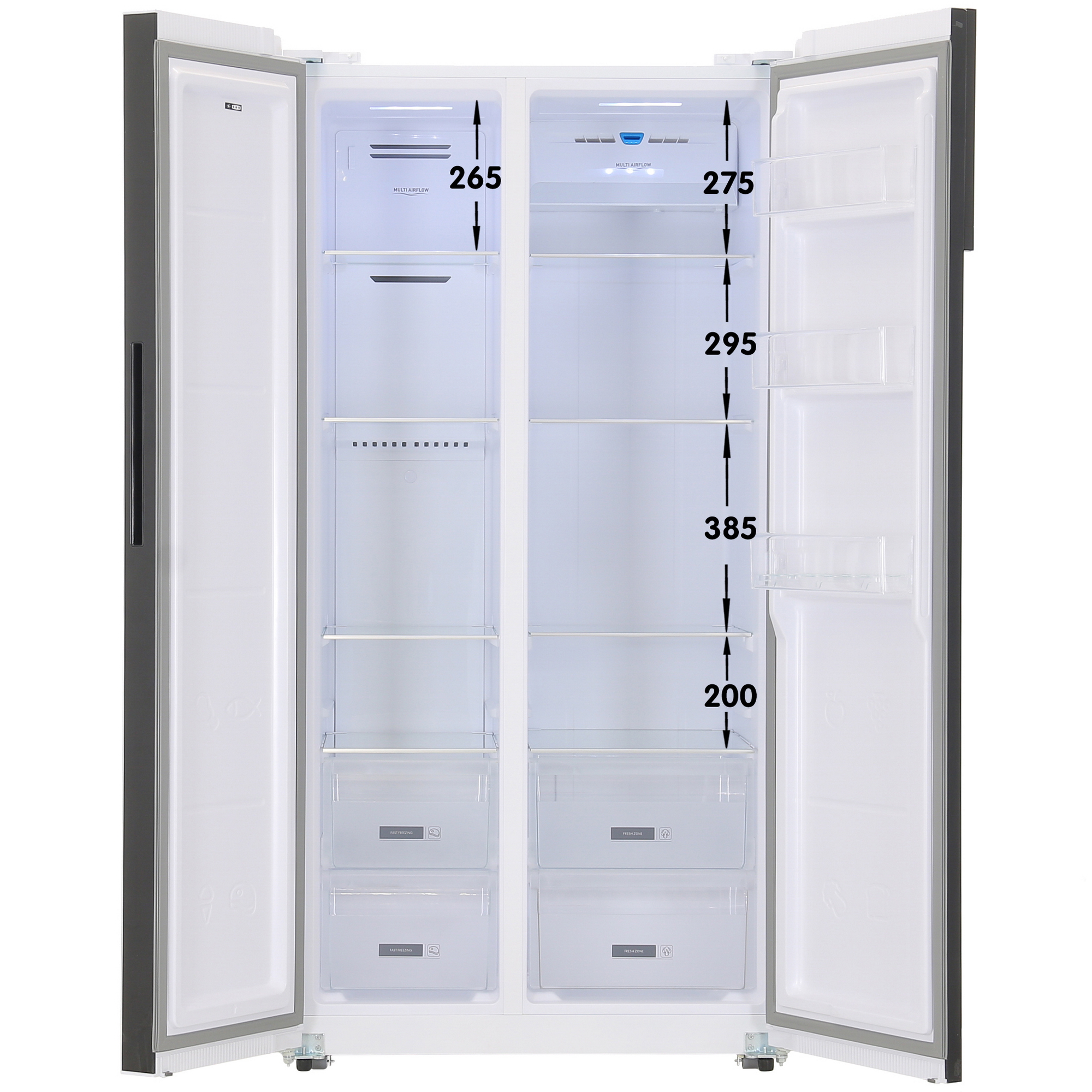 5099638 Холодильник Side by Side   DEXP SBS4-59AKA белый STDN-0064025 - Вид №1