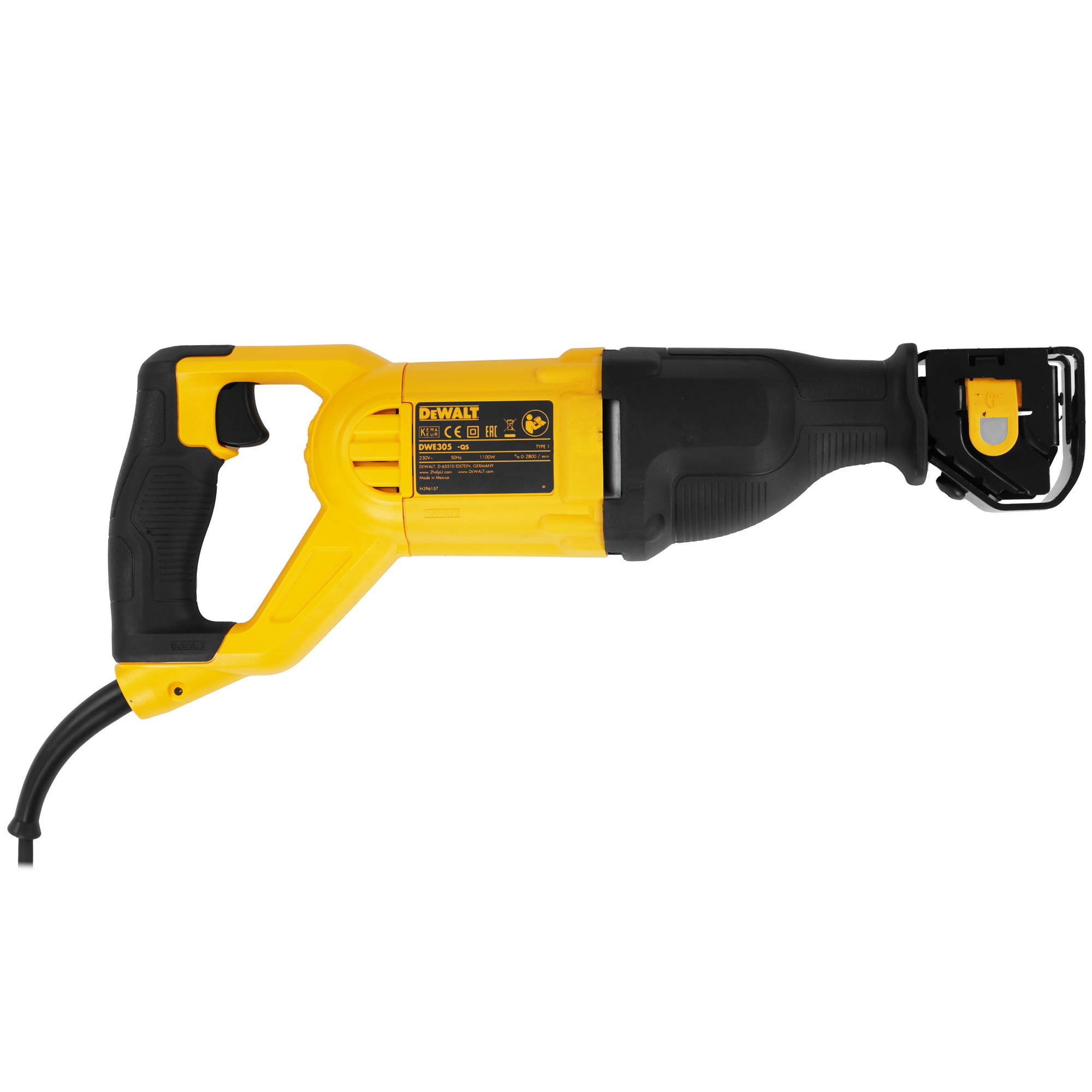 Сабельная пила DeWalt DWE305PK 5437811 STDN-0068592 - Вид №1