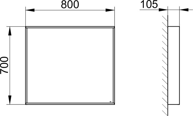 33095302000 Зеркало хрустальное KEUCO Plan - Вид №9