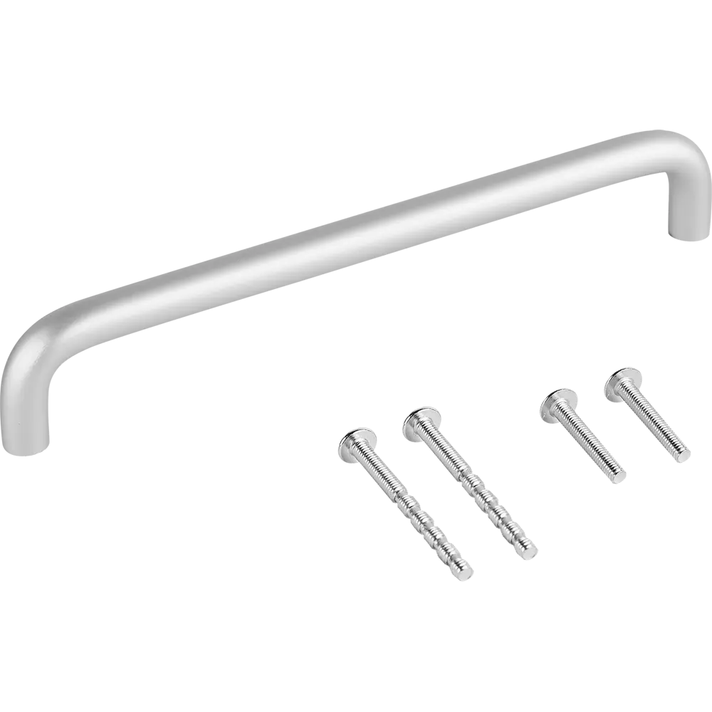 Мебельная ручка-скоба Inutilis ЦАМ 160 мм матовый хром PALLADIUM STLM-2068367 - Вид №2