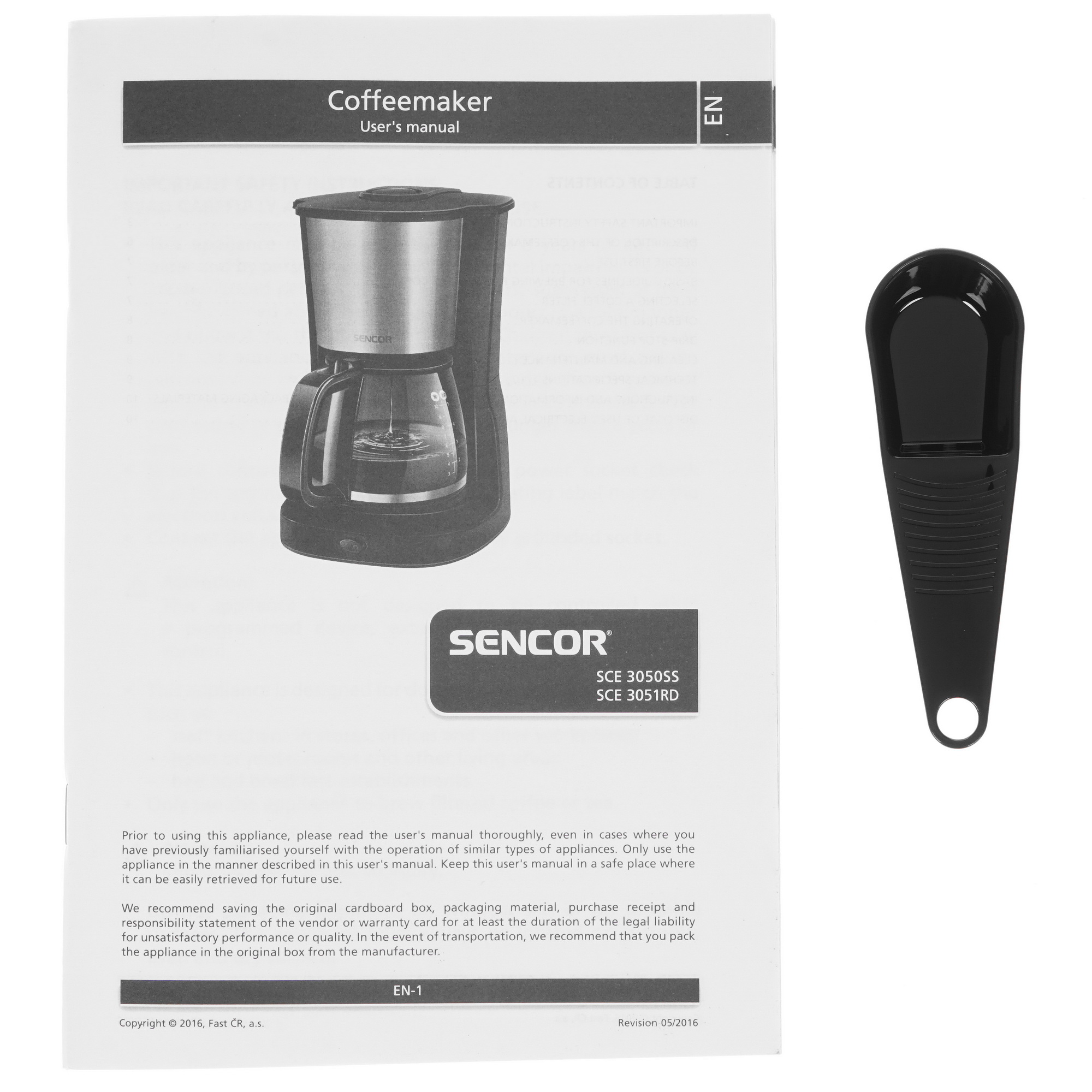 8158116 Кофеварка капельная Sencor SCE 3050SS черный STDN-0054895 - Вид №6