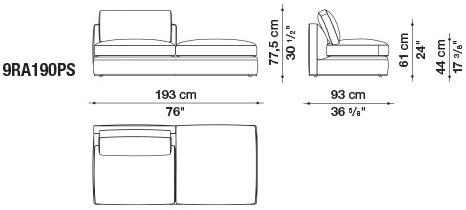 B&B Italia Модульный угловой диван из ткани Richard sun-id-1472345 - Вид №17