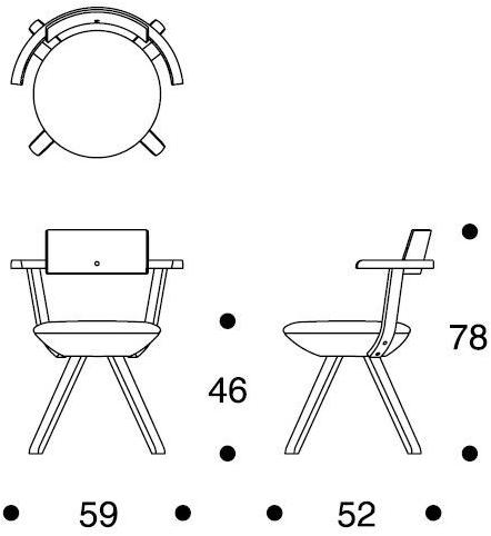 Artek Вращающееся кресло с обивкой из березы sun-id-1409502 - Вид №11