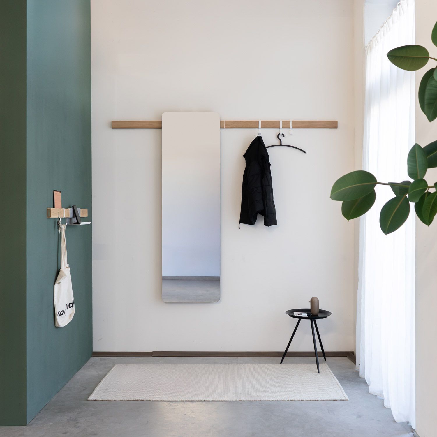 Деревянная секционная прихожая с настенным зеркалом Variand Furniture E11 ARCH-00131880 - Вид №7