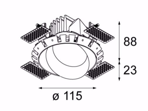 Утопленный светодиодный прожектор Modular Lighting Instruments WINK ARCH-00077068 - Вид №6