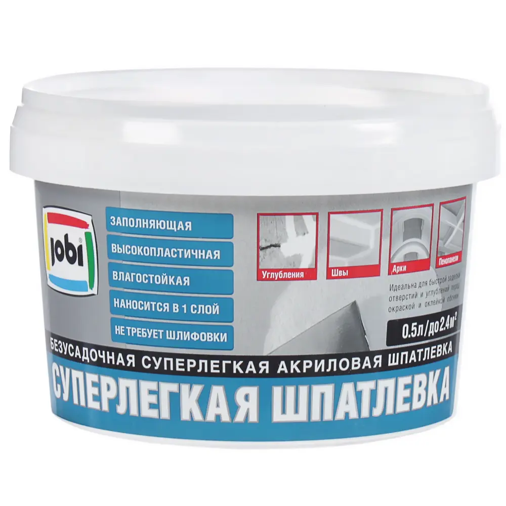 Jobi Суперлегкая шпатлевка для идеального выравнивания поверхностей 81953864 STLM-0015134