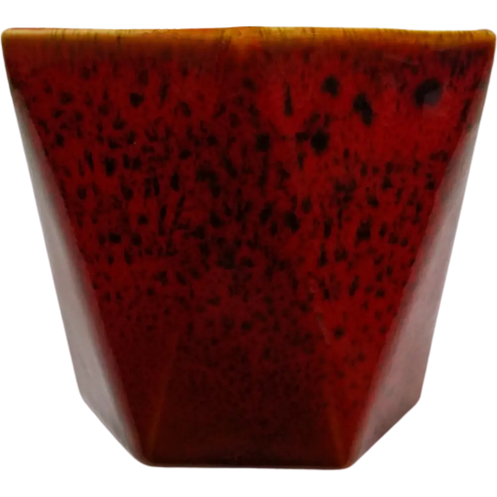 Кактусник 9x10x9 см v0.49 л керамика красный Santreyd STLM-2156690 - Вид №3