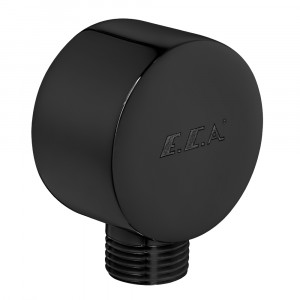 102126634c1  Кронштейн для душевой кабины (минимальный) - матовый черный