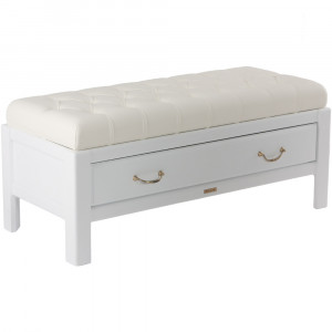 18027 Банкетка Лотос 3 Айвори Айс BOGACHO