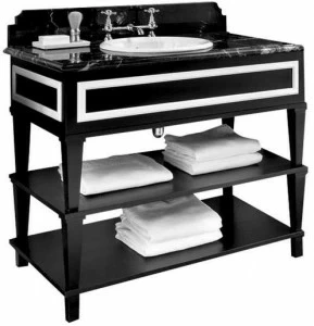 Gentry Home Консольная мойка из лакированной древесины Nottingham