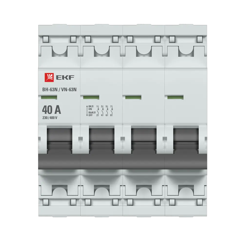 Выключатель нагрузки EKF Proxima ВН-63 4P N 40 А STLM-2106476