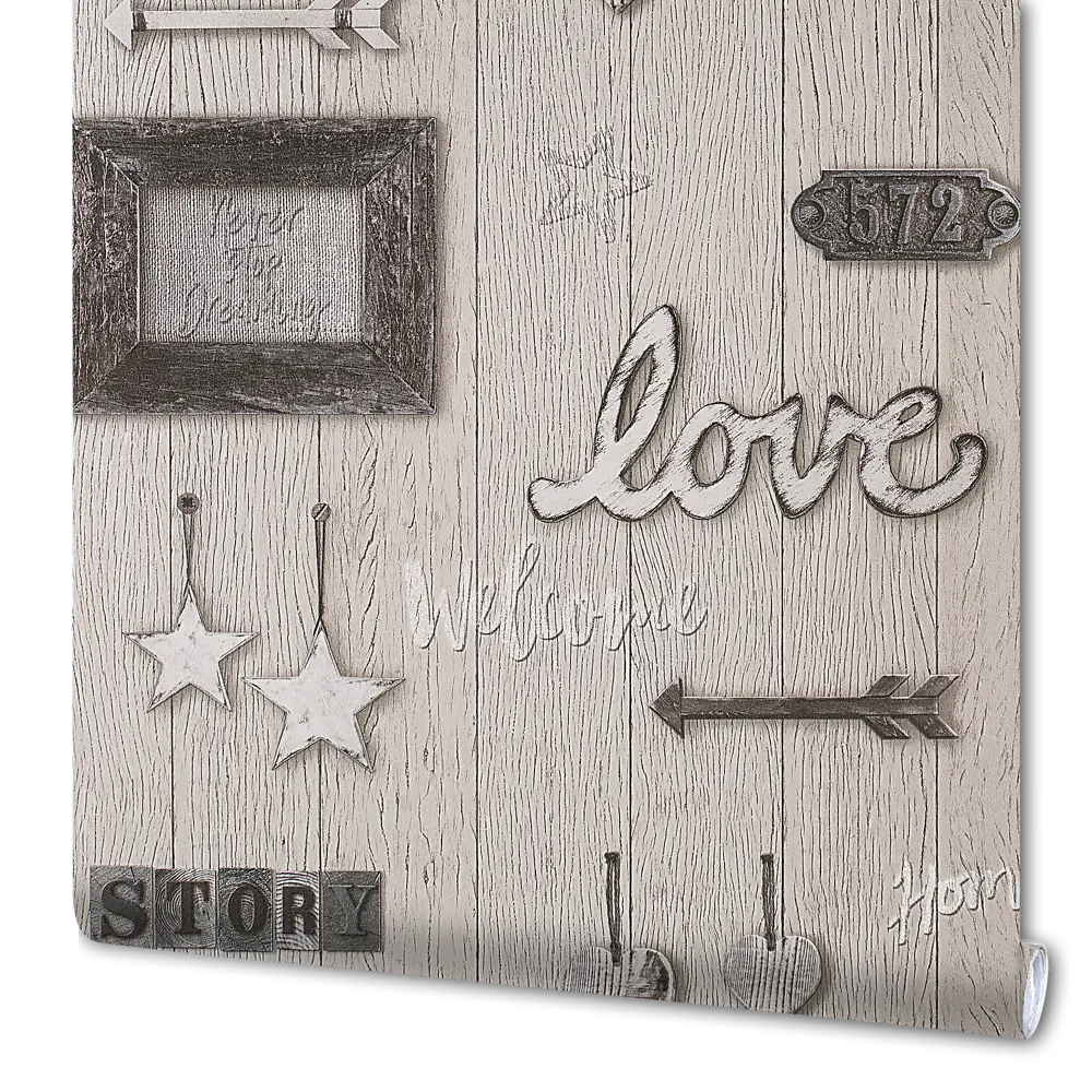 Обои бумажные Стори серые 0.53 м 4410 Santreyd STLM-2024826