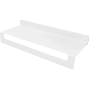 Полка для ванной c бортом 35x8x12 см сталь цвет белый 89363989 STLM-2177777