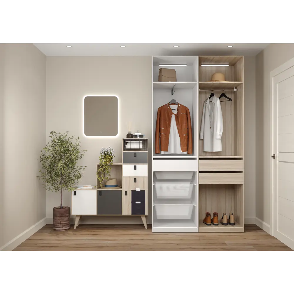 Вставка сетчатая для полки Spaceo KUB Paris 32x17.4x30.8 cм металл цвет черный STLM-2067757 - Вид №8