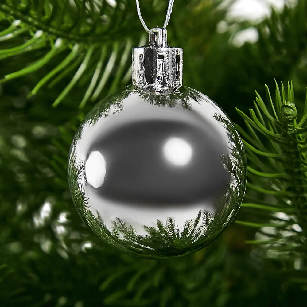 87036350 Набор новогодних шаров Christmas ø8 см цвет синий 50 шт. STLM-1322347 Santreyd  - Вид №13
