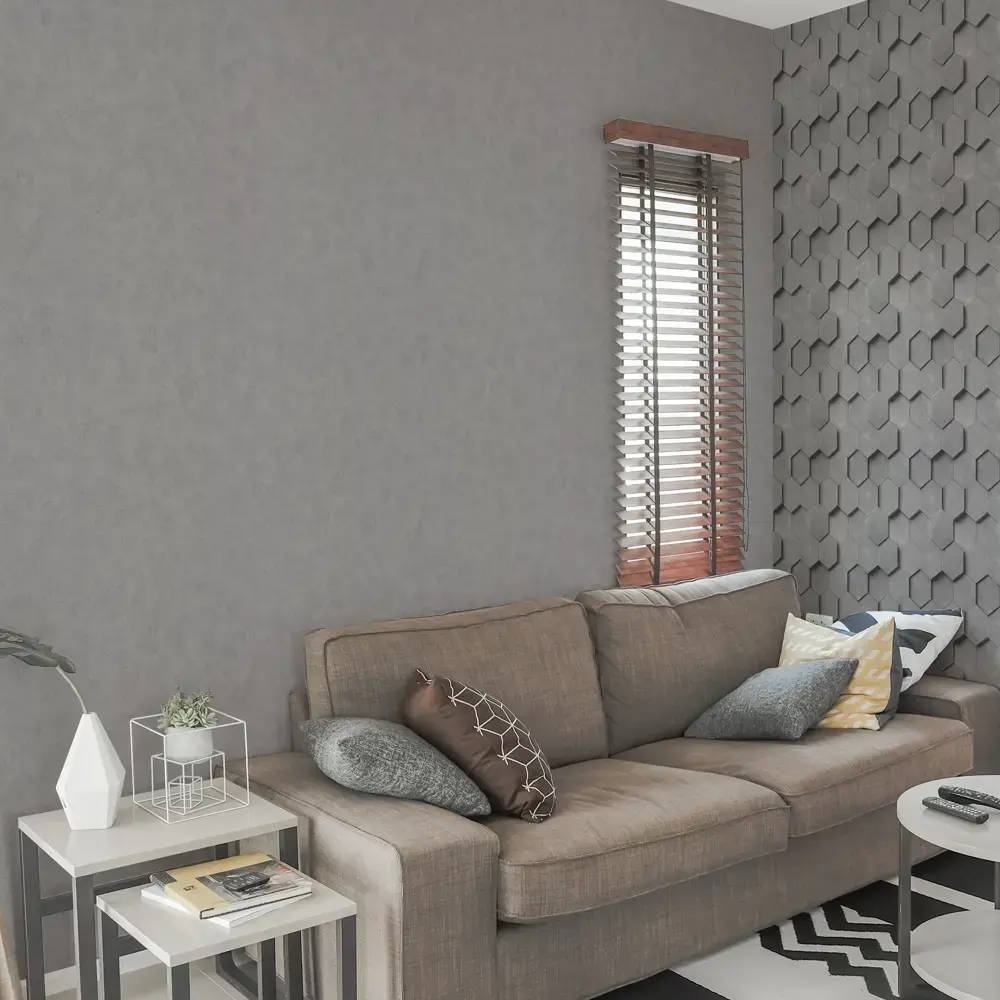 Обои флизелиновые KREAFORTA Art темно-серые 1.06 м 77020-440 STLM-2168459 - Вид №3