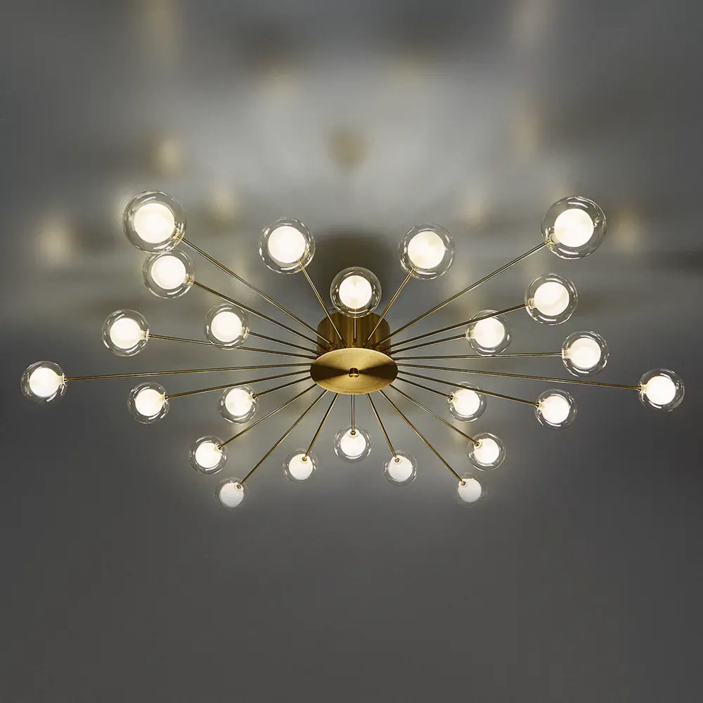 Люстра Freya Celebrity — 24-ламповое золотое освещение для просторных интерьеров 88241804 STLM-0932816 - Вид №1