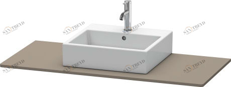 XS060D09090 XSquare Консоль Фланелево-серый шелковисто-матовый лак Duravit