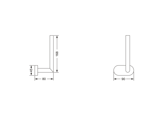 Держатель для запасного рулона туалетной бумаги JOERGER Plateau 630.00.015.000 - Вид №1