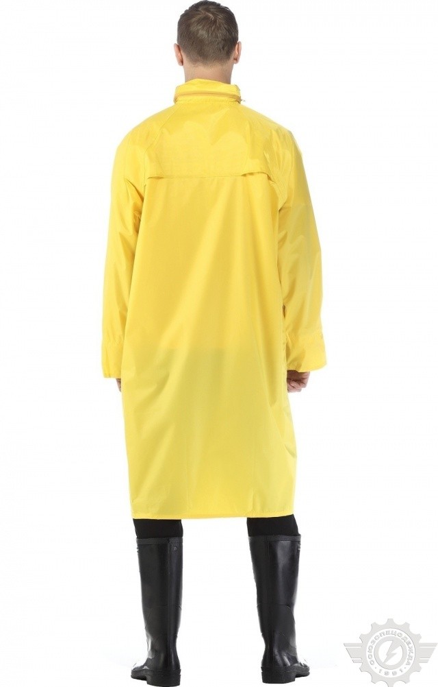 4957164 Плащ "Альбатрос ЛАЙТ" влагозащитный желтый  Непромокаемая спецодежда  размер XXXXL  - Вид №6