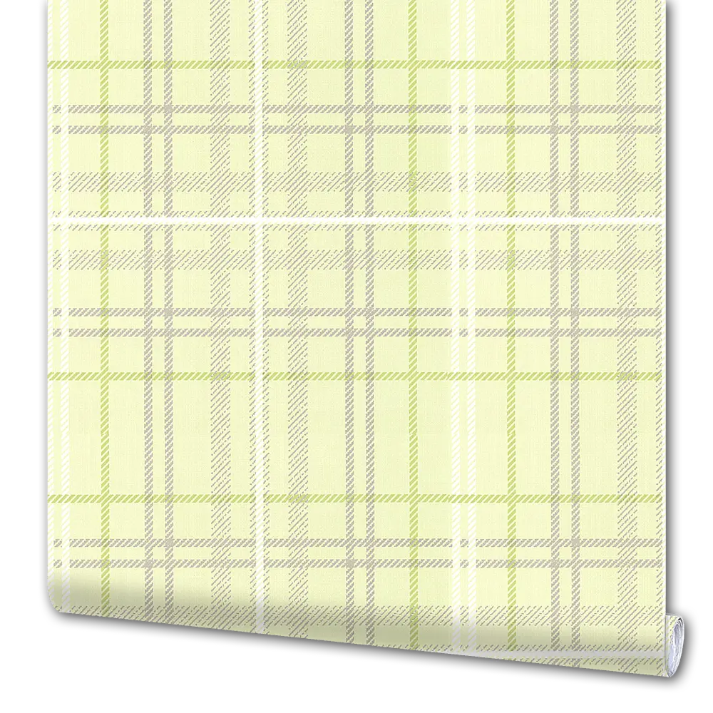 Обои бумажные Клетка зелёные 0.53 м 303-04 Д14 Santreyd STLM-2167660