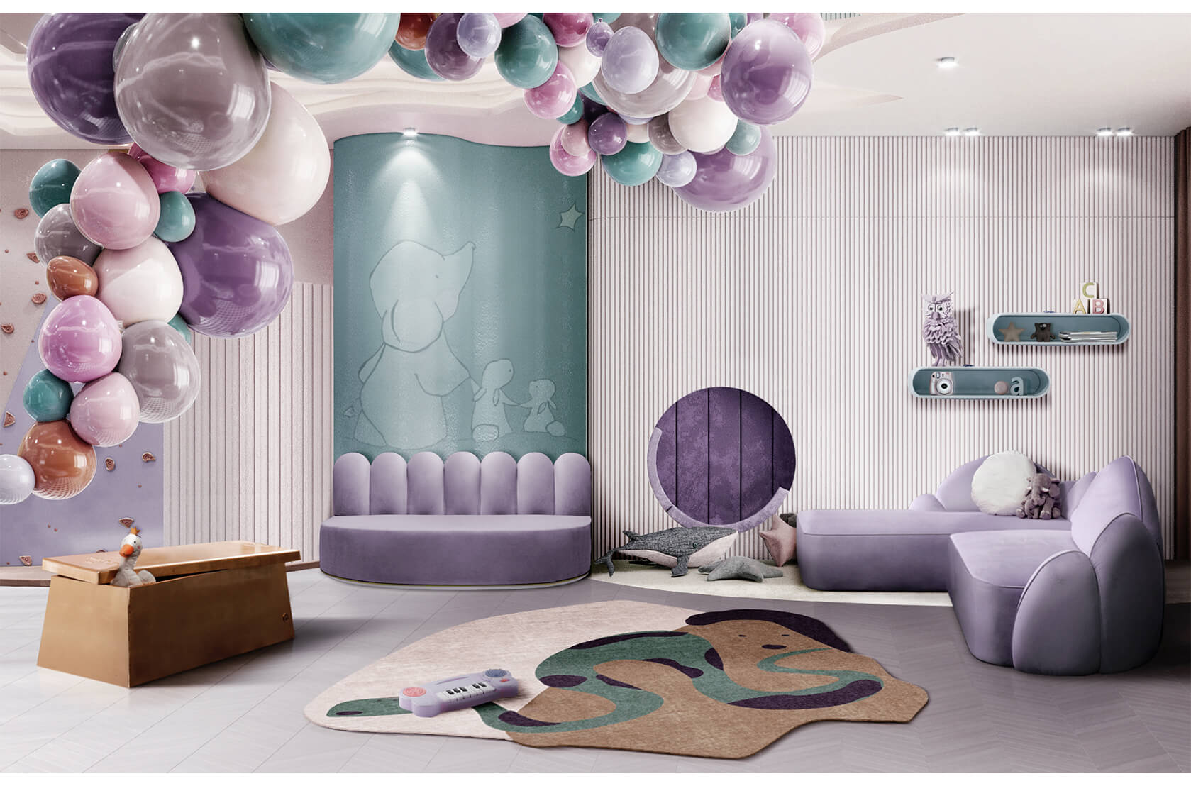 CIST628 Диваны детские Облако II Circu  - Вид №9