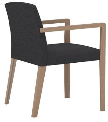 Andreu World Стул с обивкой и подлокотниками Cloé So7017 CLOE - Вид №1