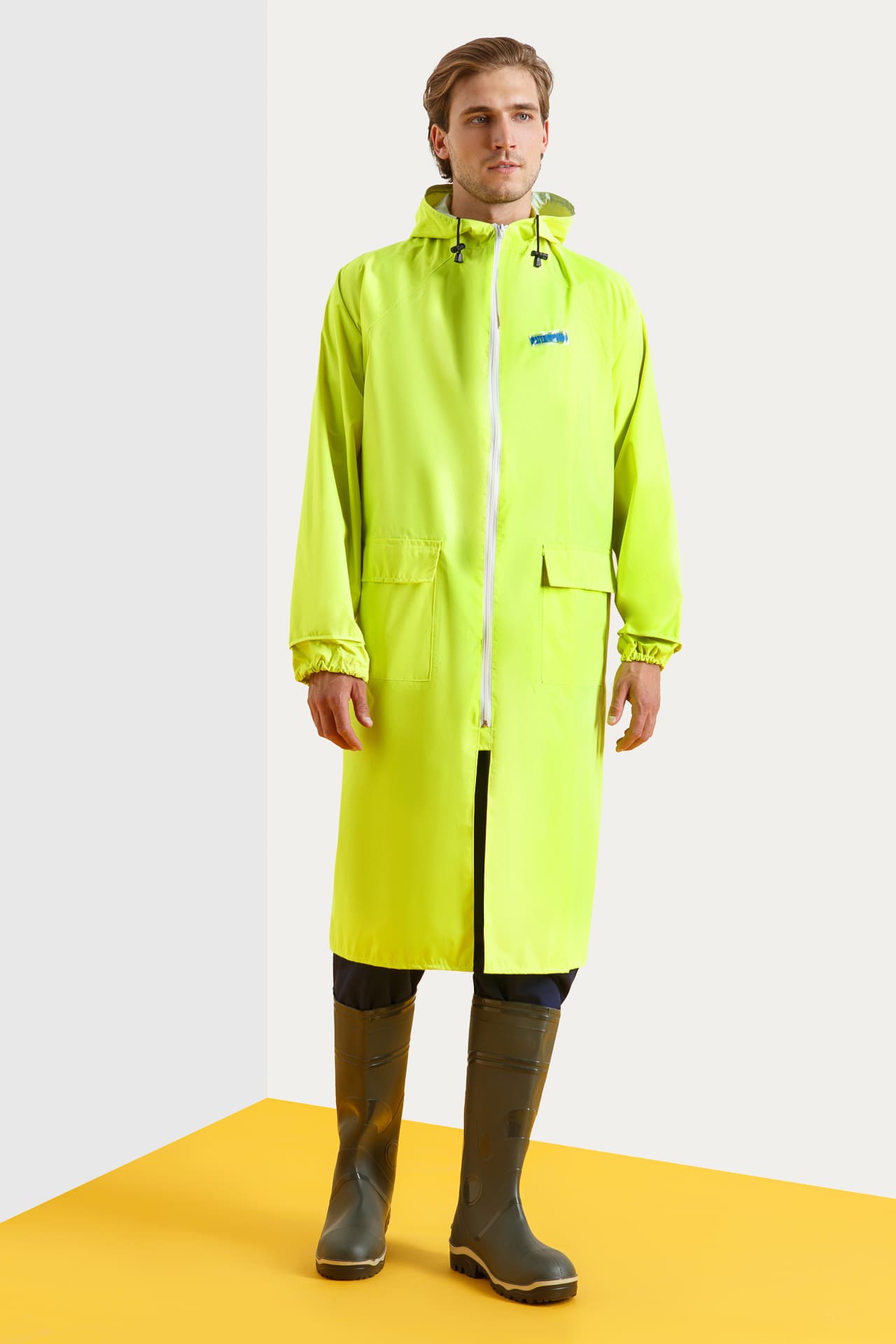 4958072 Плащ влагозащитный " WPL" лимонный POSEIDON  Непромокаемая спецодежда  размер 48-50  - Вид №1