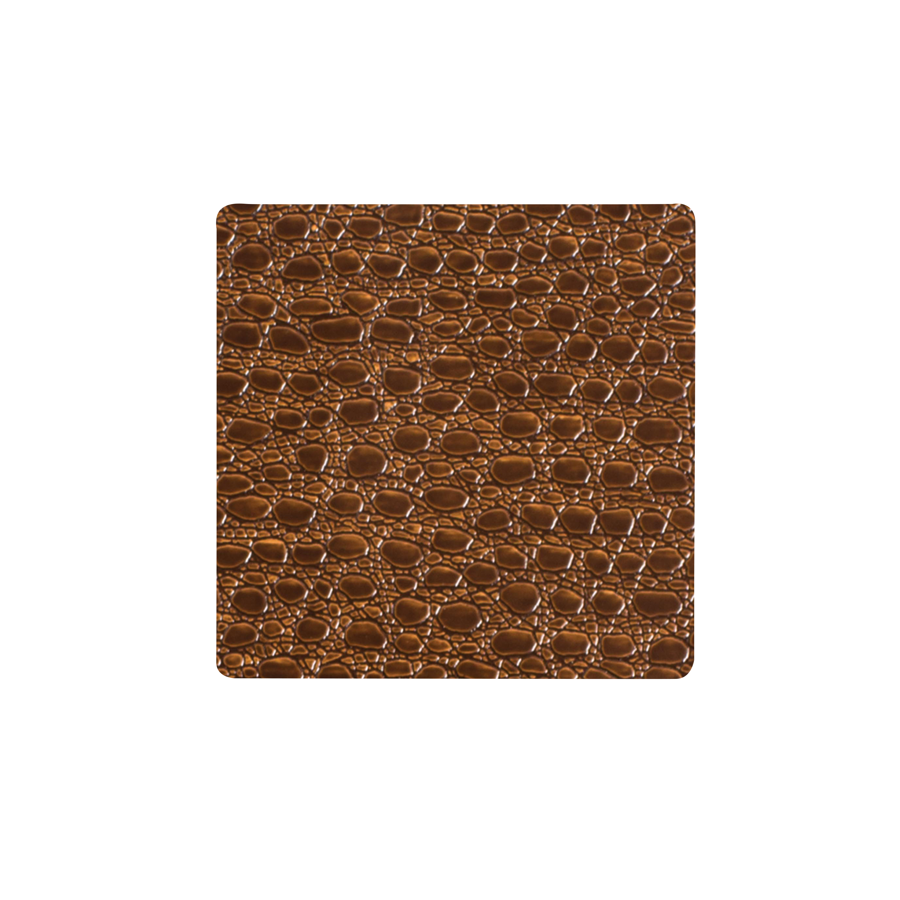 98902 LACE brown подстаканник квадратный 10х10 см, толщина 1,6мм;LIND DNA  - Вид №1