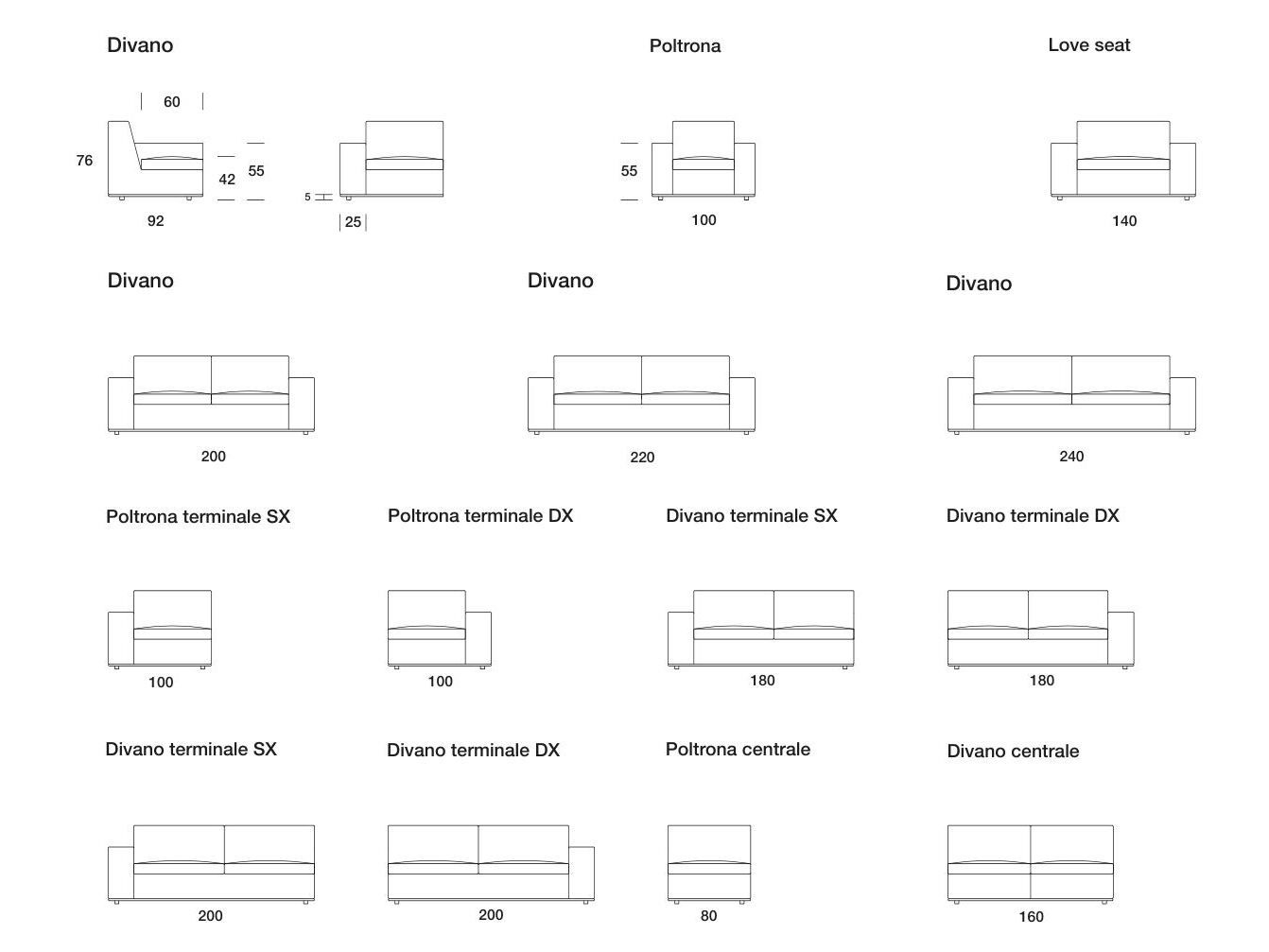Модульный диван Former In Italia Стив ARCH-00038536 - Вид №4