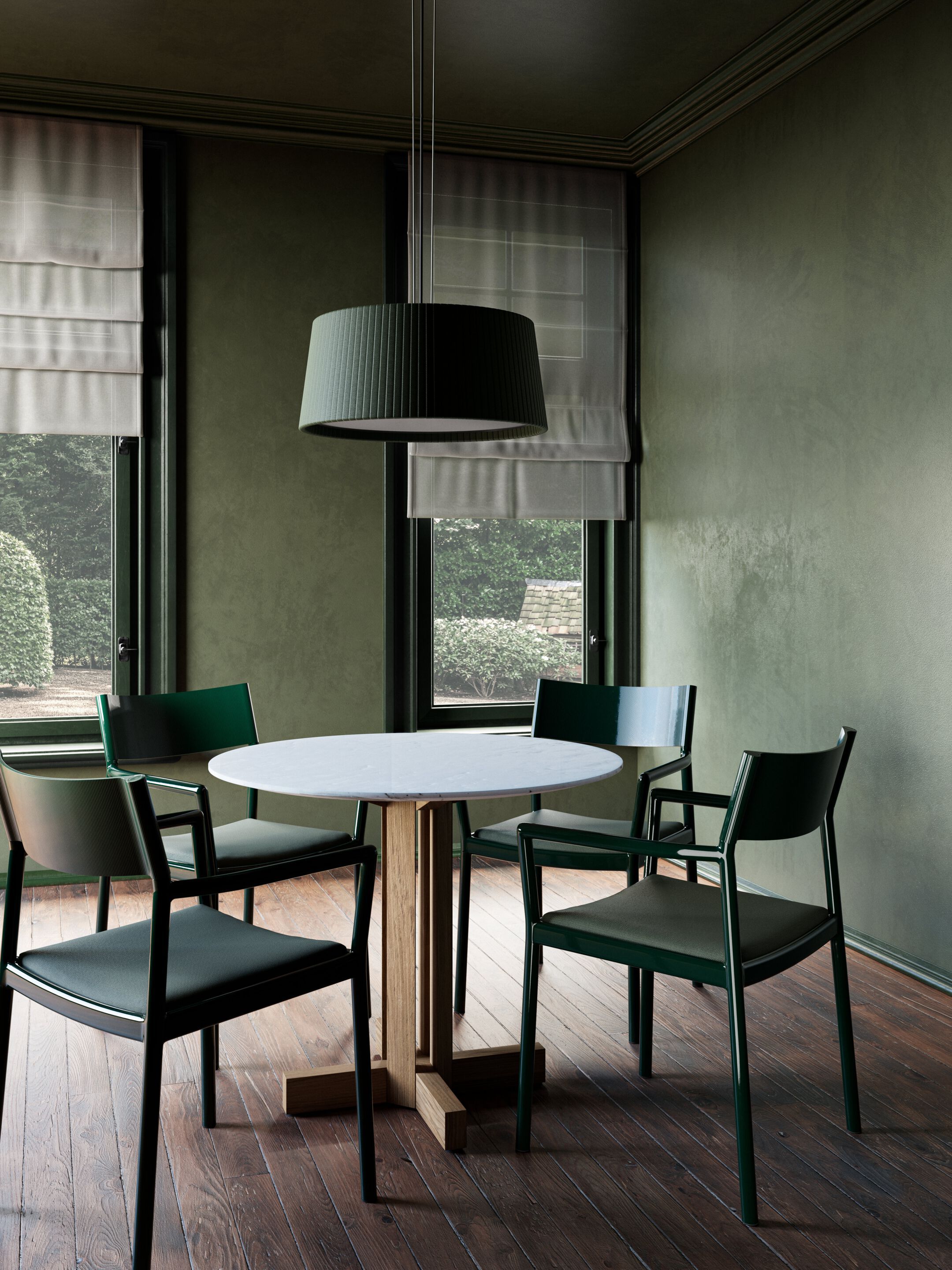 Алюминиевый стул с мягким сиденьем с подлокотниками Kettal Passage ARCH-00049052 - Вид №2