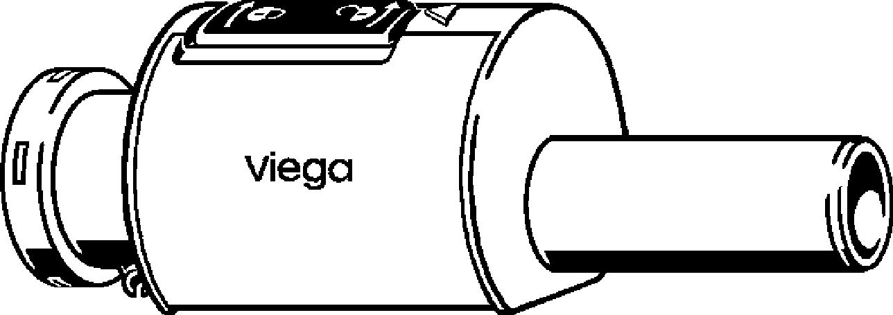 Viega Обратный канализационный клапан Sperrfix 4995.3 (607166) 607 166 - Вид №1