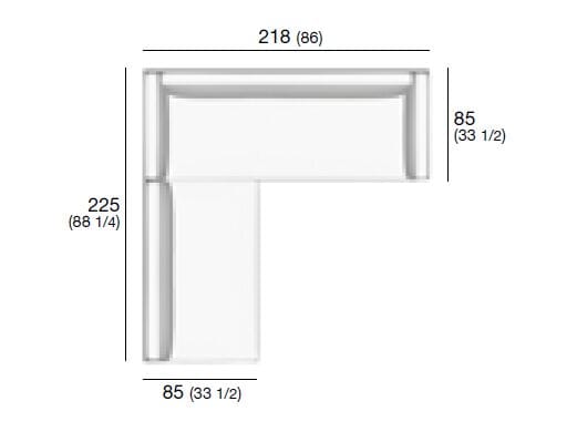 Угловой садовый диван из тикового дерева RODA Teka ARCH-00082341 - Вид №3