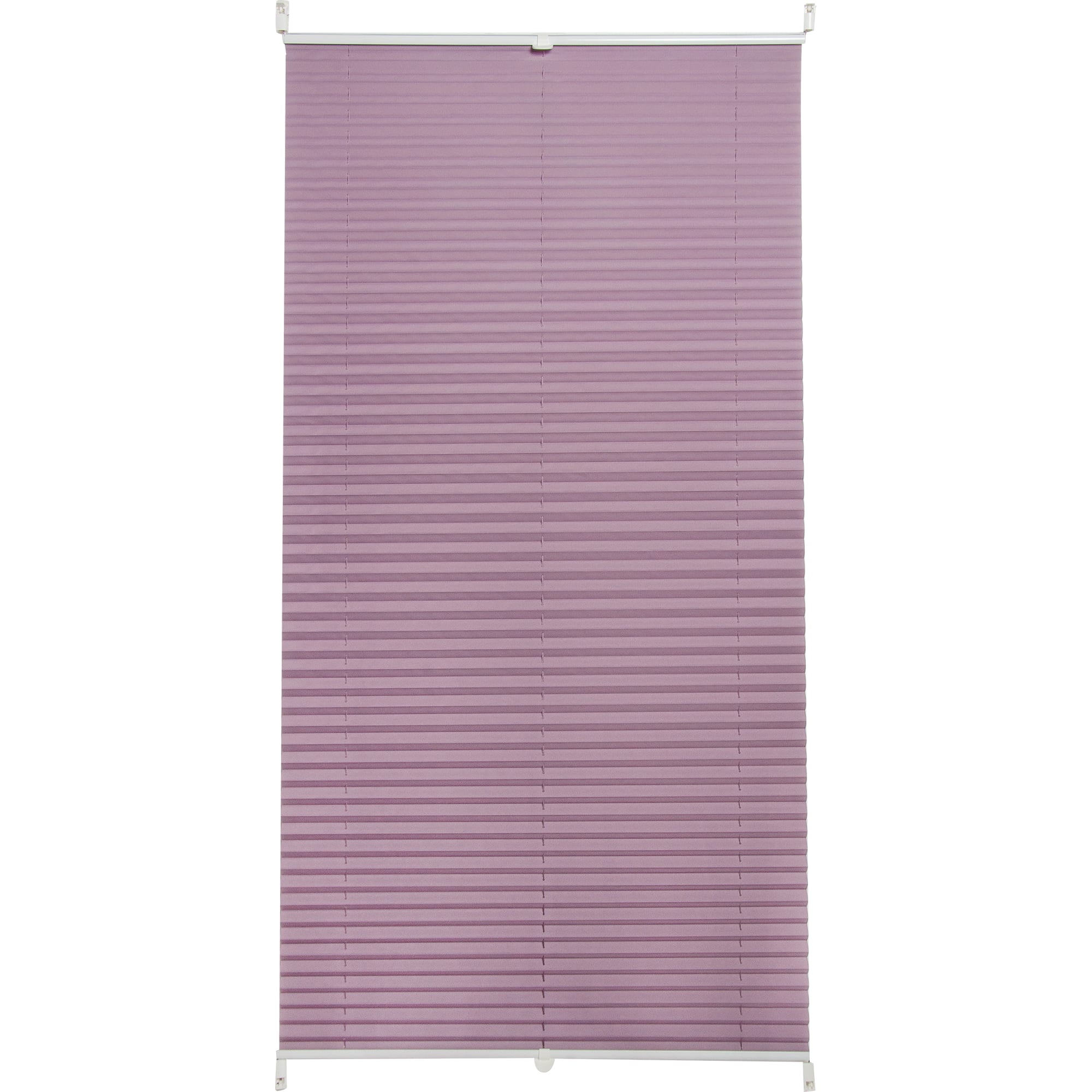 82057312 Штора плиссе «Плайн», 75х160 см, текстиль, цвет сиреневый Santreyd 