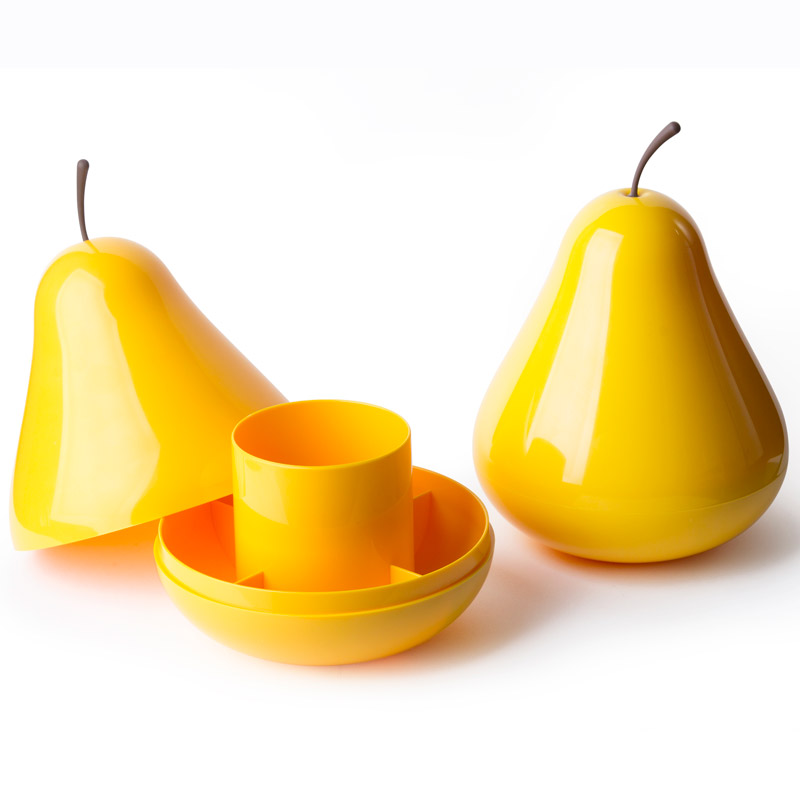 QL10148-YW Органайзер pear желтый Qualy 