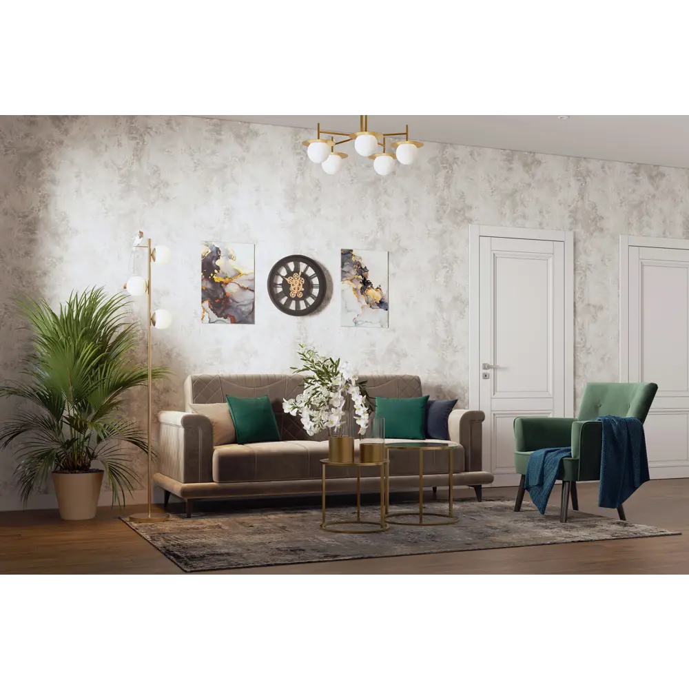 Часы настенные Dream River Шестеренки круглые металл цвет черно-коричневый  ø46  см STLM-2174512 - Вид №6