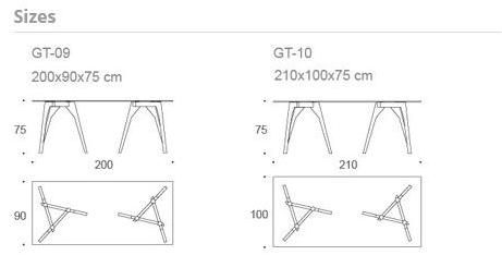 Kendo Mobiliario Прямоугольный обеденный стол из стекла sun-id-1409289 - Вид №5