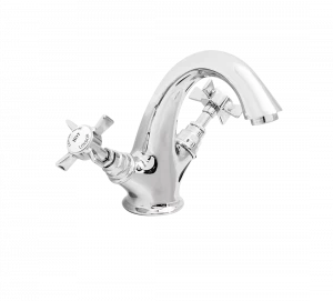 Gentry Home Смеситель для раковины Style на три отверстия с всплывающей пастой Ascot Хром GH100186