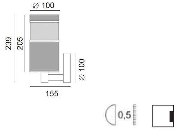 BEL-LIGHTING Настенный светильник iroko для наружного освещения Sumo 962. e2 - Вид №1