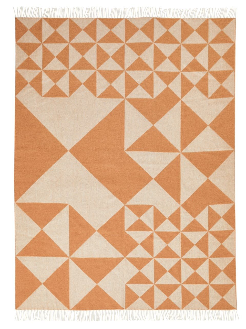 Шерстяной плед с графическим рисунком VERPAN ARCH-00082404 - Вид №6