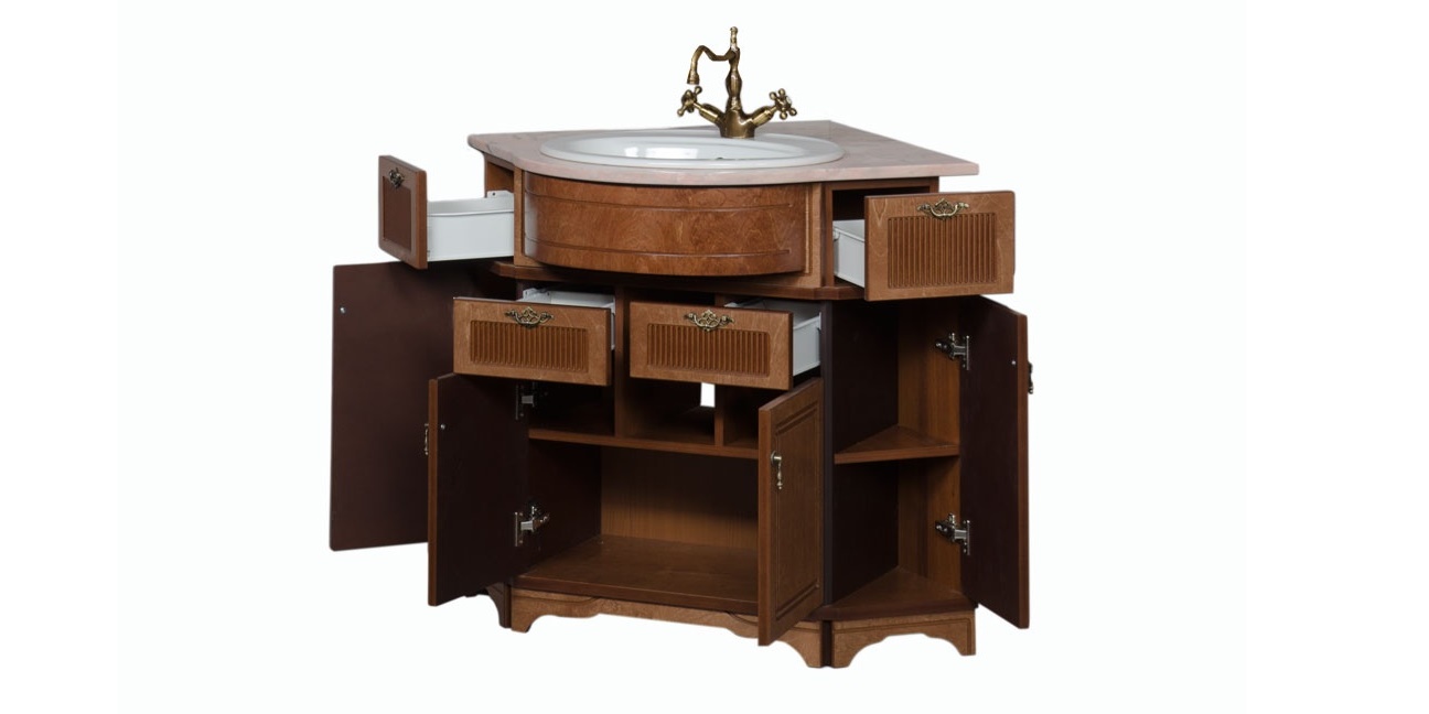 Комплект мебели Aquanet Луис 70 угловой орех 00167689 - Вид №2