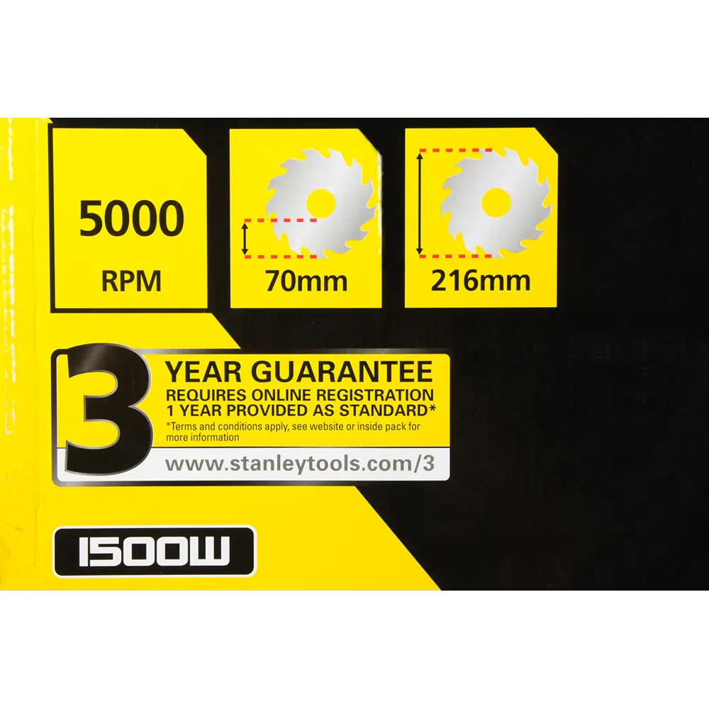 Торцовочная пила Stanley Fatmax FME721-QS, 216 мм, 1500 Вт STLM-2116993 - Вид №6