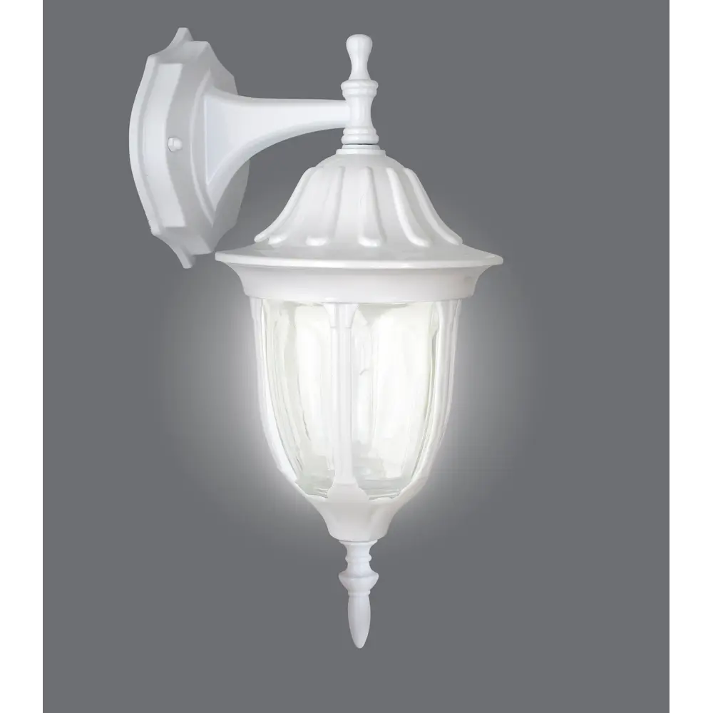 Светильник уличный настенный вниз Time 1xE27х60 Вт цвет белый 4502 CAMELION STLM-2029181 - Вид №2