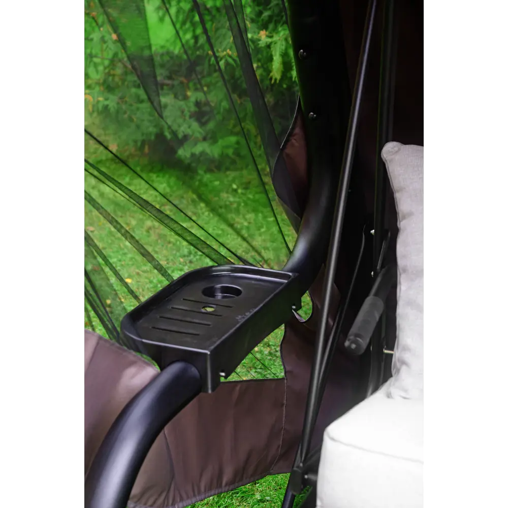 Качели садовые BEGINIA Moneron 4-х местные до 480 кг металл серый STLM-2173910 - Вид №7