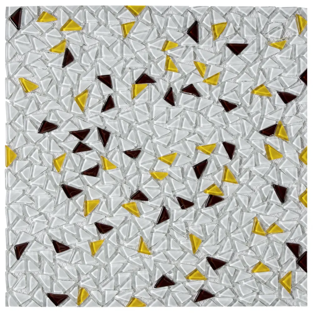 Мозаика Artens, 30х30 см, стекло, цвет белый/коричневый/жёлтый STLM-2205219
