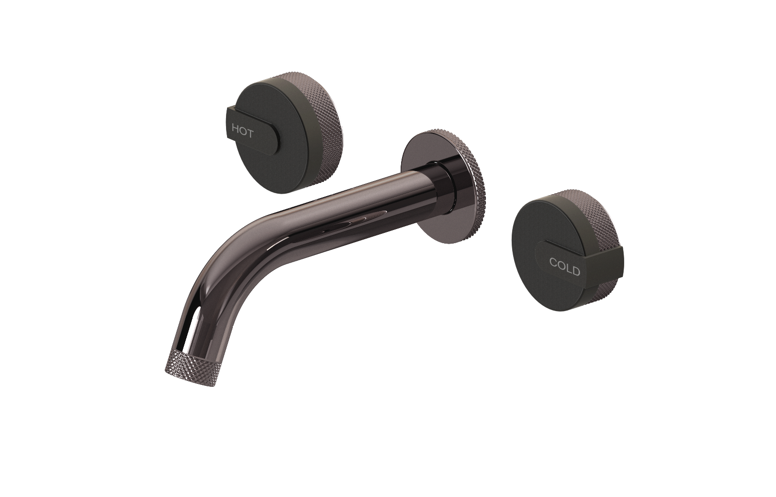 E-11530-R1BK-L1BK-OX Смеситель для умывальника из 19,1см носикем (внешняя часть) GRAFF MOD+