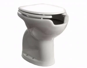 Приставной унитаз напольный Белый Saniline Basic Россия